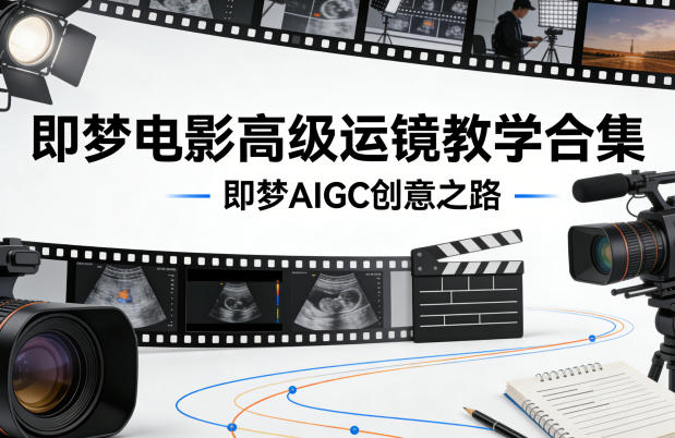 即梦电影高级运镜教学合集，即梦AIGC创意之路-超级会员网